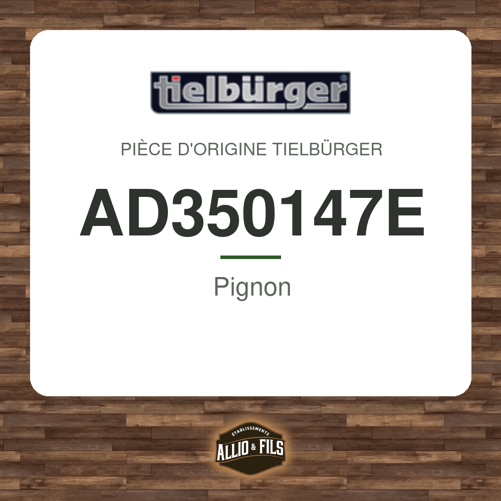 Pignon - Tielbürger AD350147E