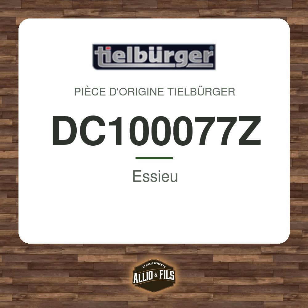 Essieu - Tielbürger DC100077Z