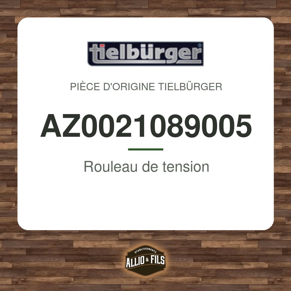 Rouleau de tension - Tielbürger AZ0021089005