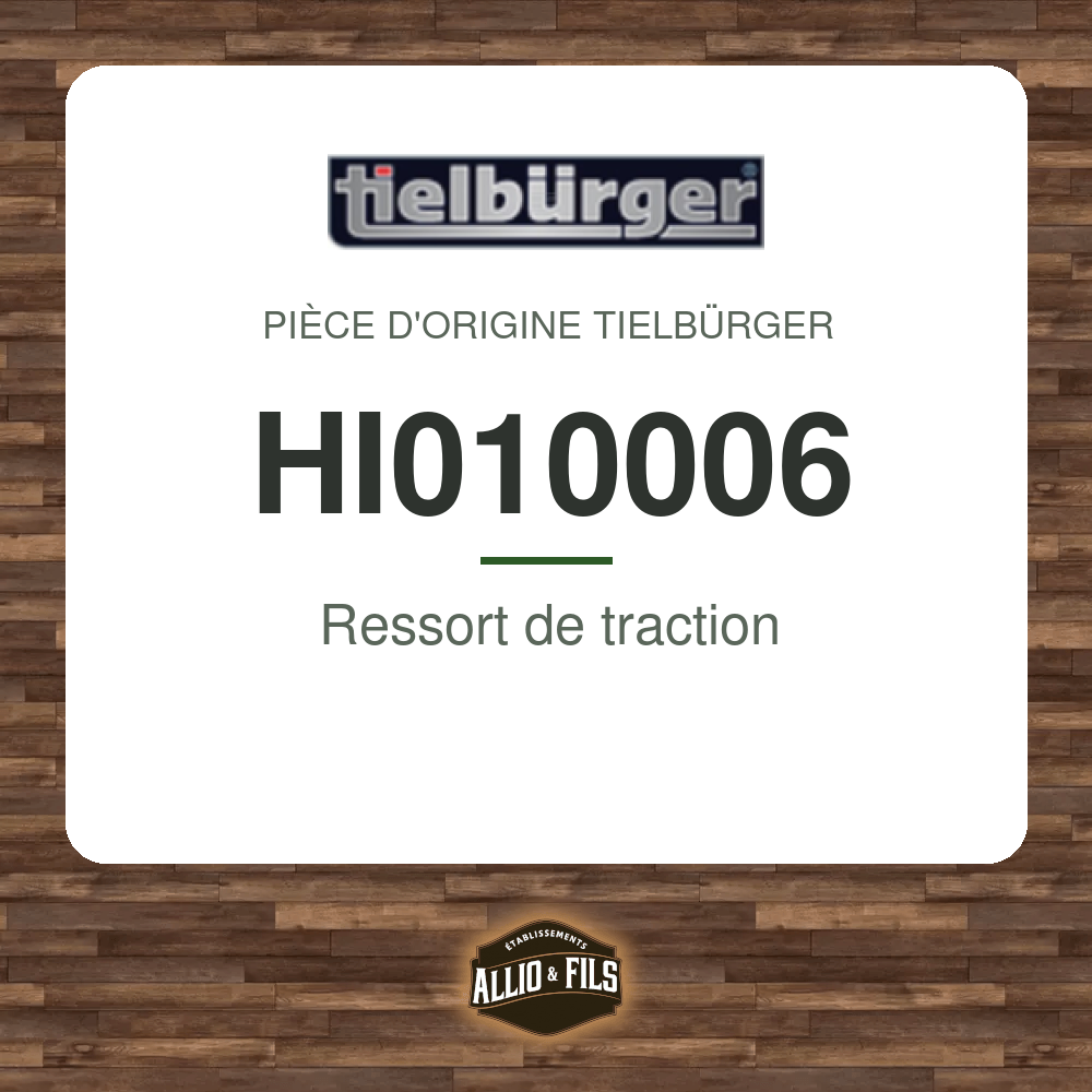 Ressort de traction - Tielbürger HI010006