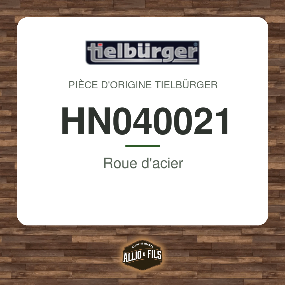 Roue d'acier - Tielbürger HN040021
