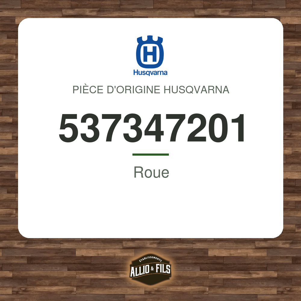 Roue - Husqvarna 537347201