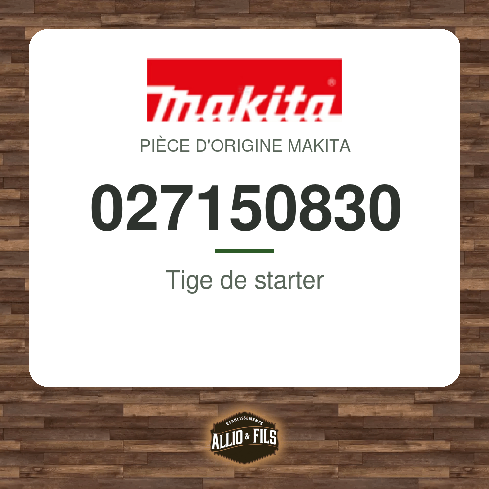 Tige de starter - Makita 027150830