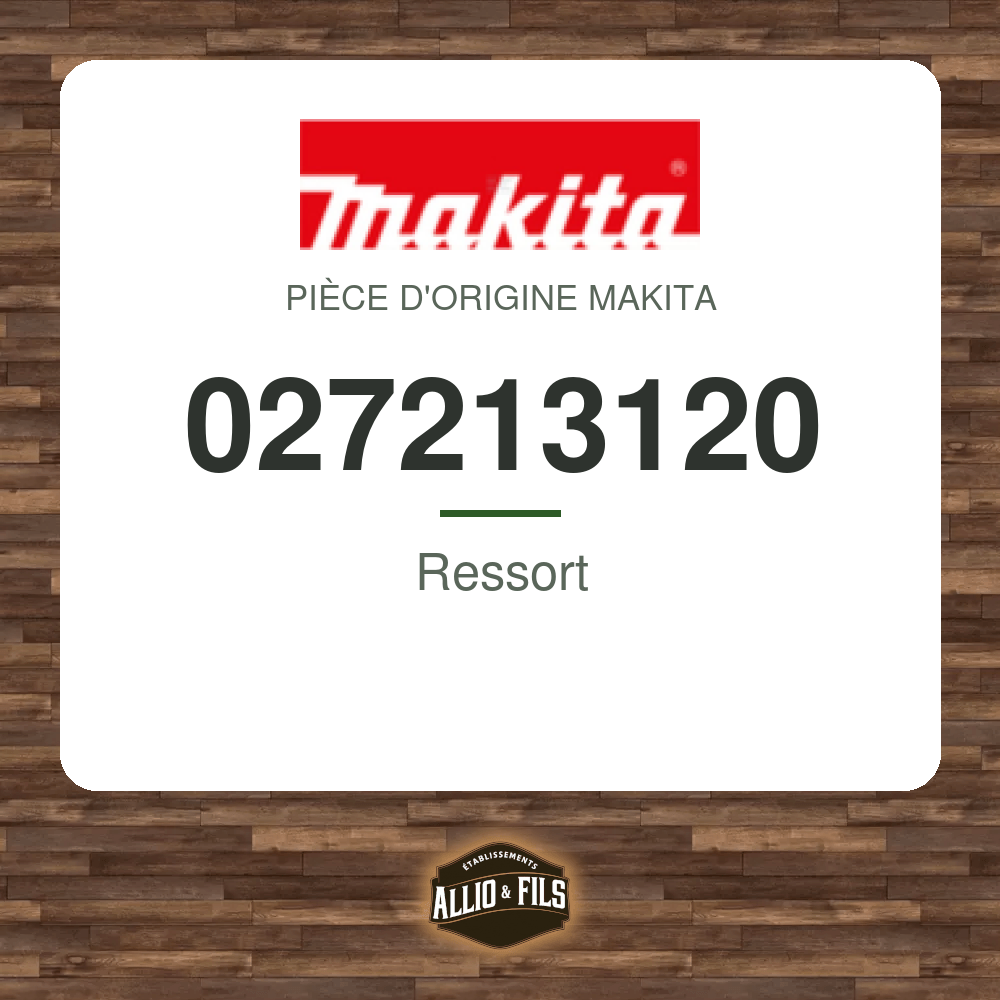Ressort - Makita 027213120