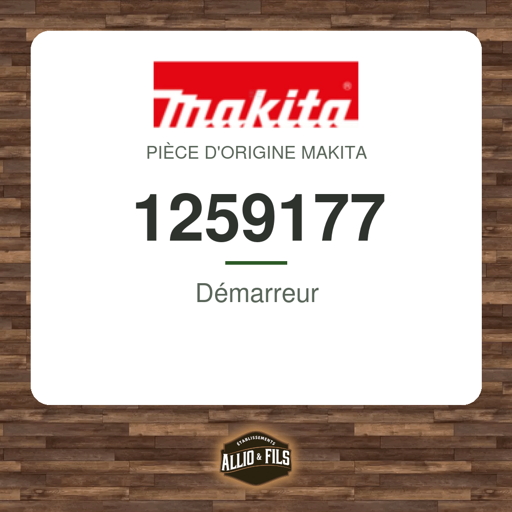 Démarreur - Makita 1259177