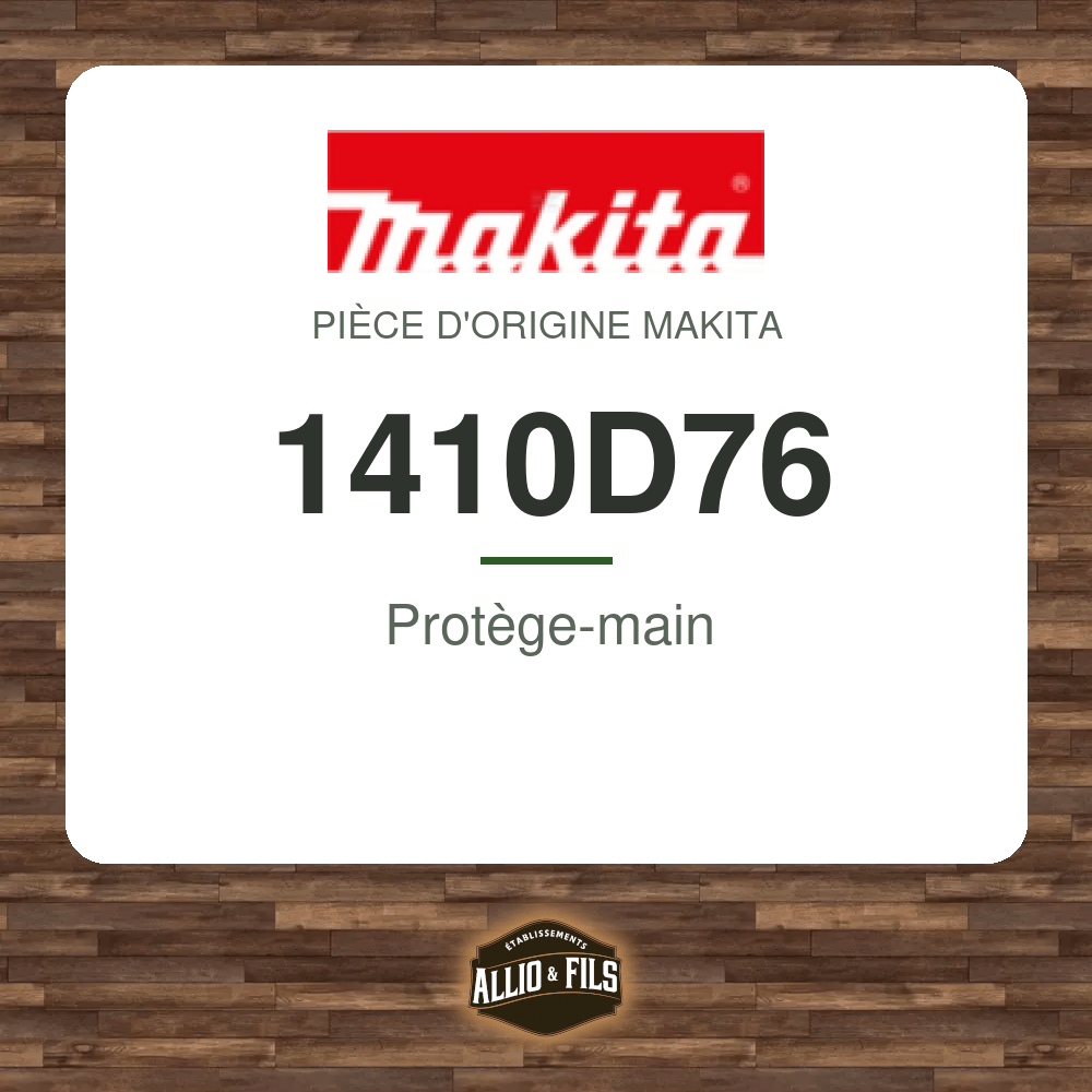 Protège-main - Makita 1410D76