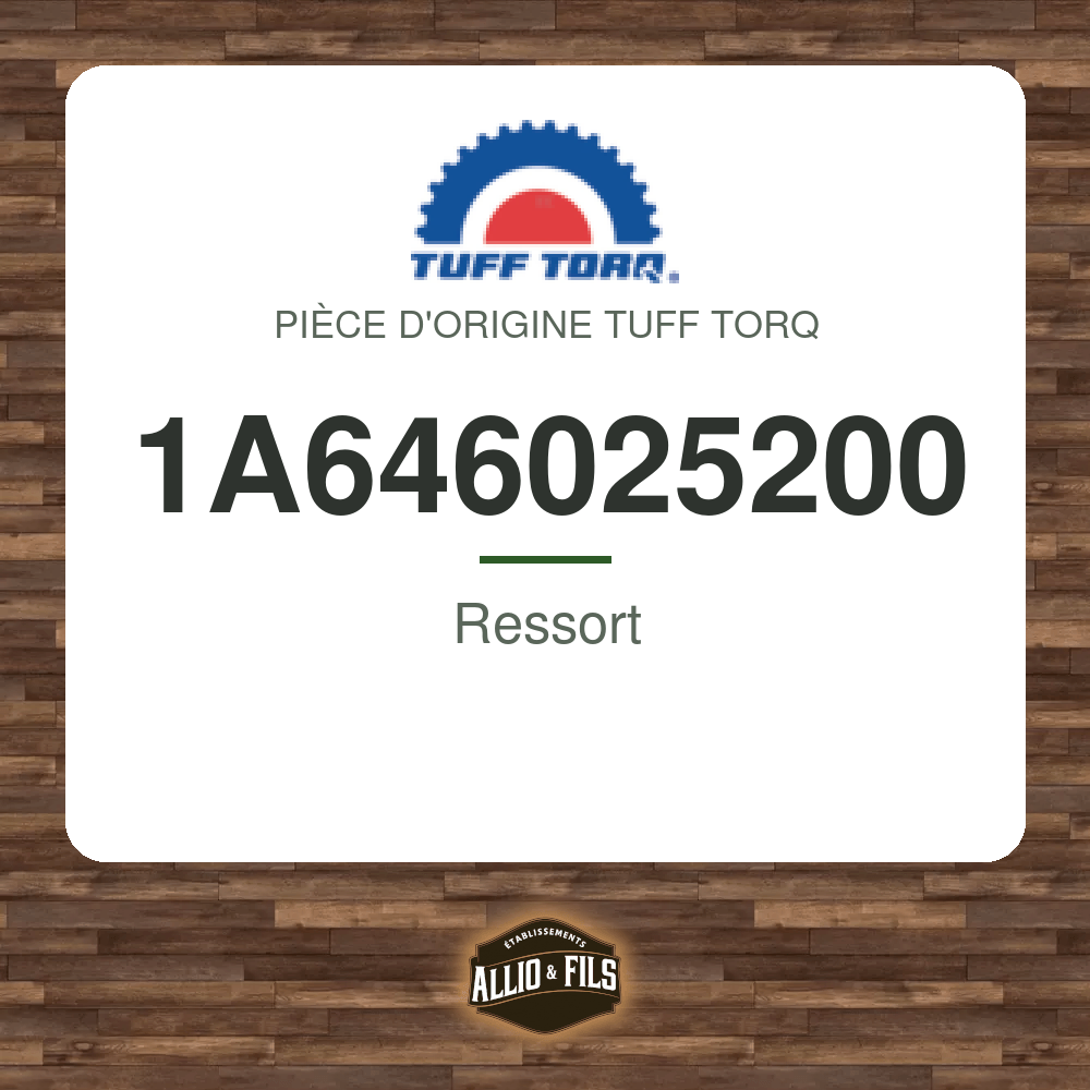 Ressort - Tuff Torq 1A646025200