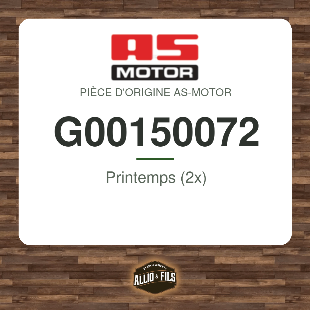 Printemps (2x) - AS-Motor G00150072