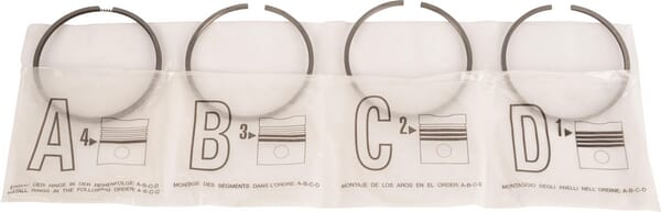 Jeu de segments de piston, std - Lombardini ED0082100520S