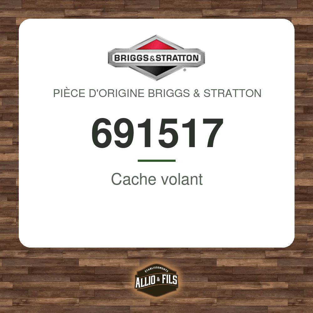 Cache volant - Briggs & Stratton 691517
