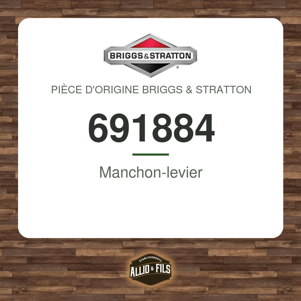 Manchon-levier - Briggs & Stratton 691884