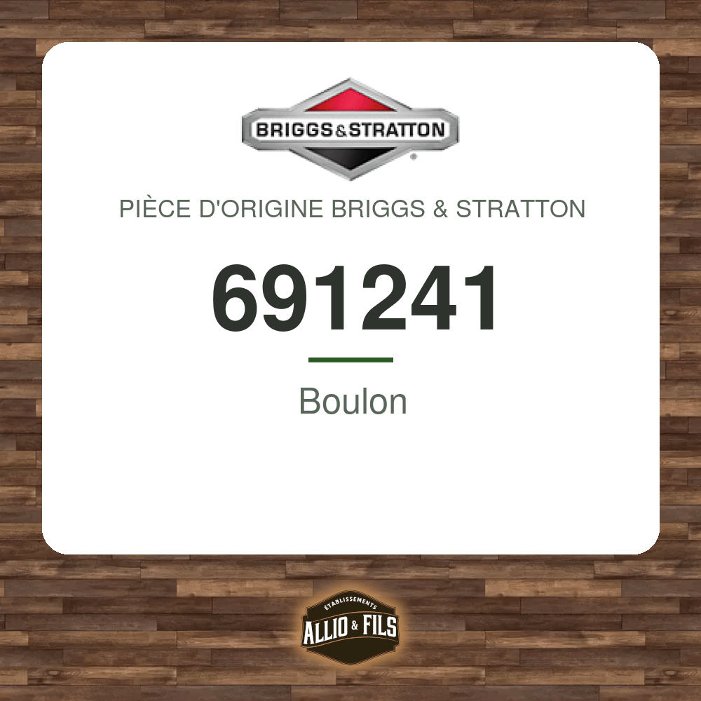 Boulon - Briggs & Stratton 691241