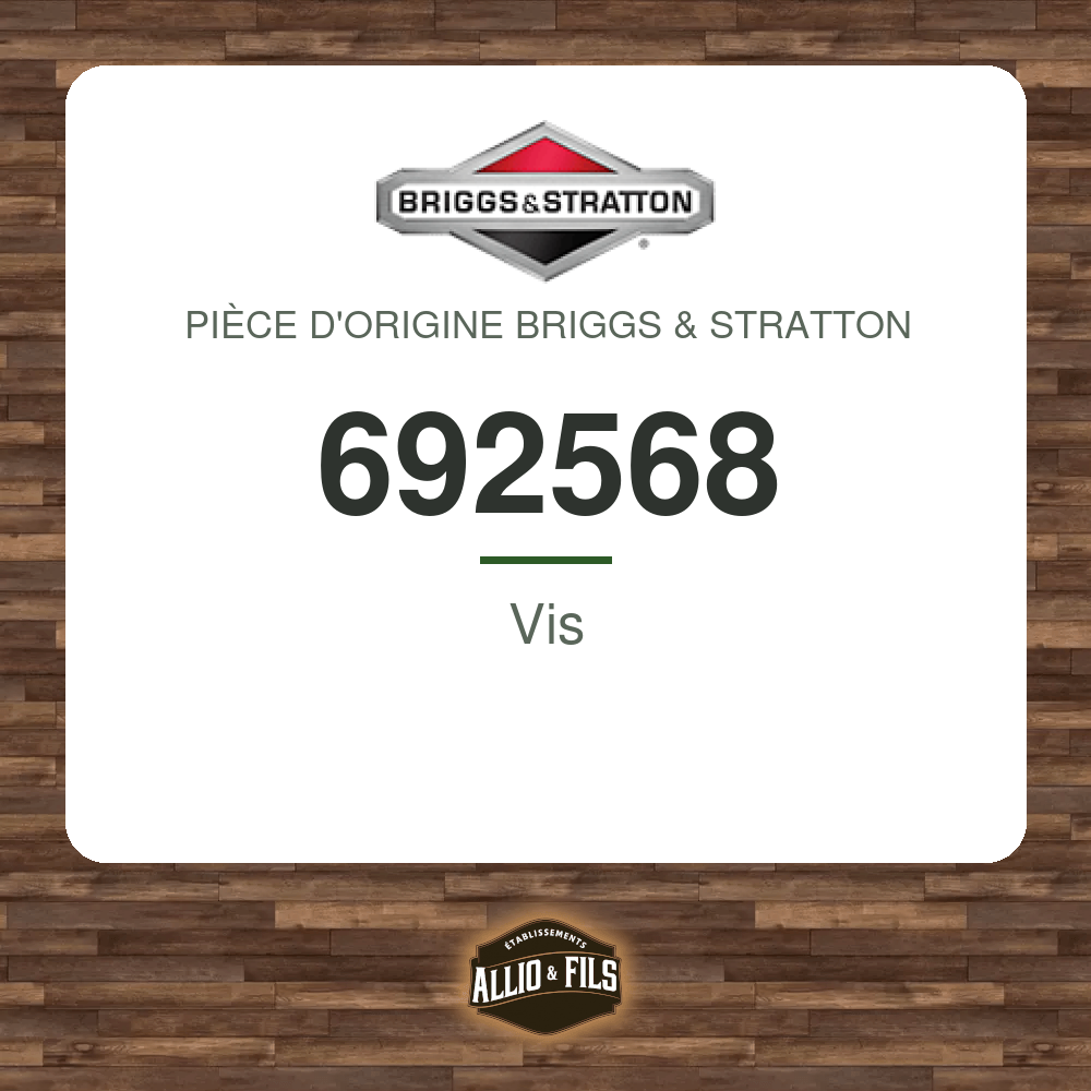 Vis - Briggs & Stratton 692568