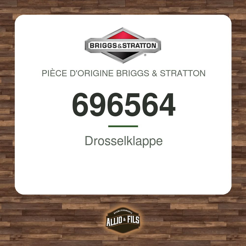 Drosselklappe - Briggs & Stratton 696564