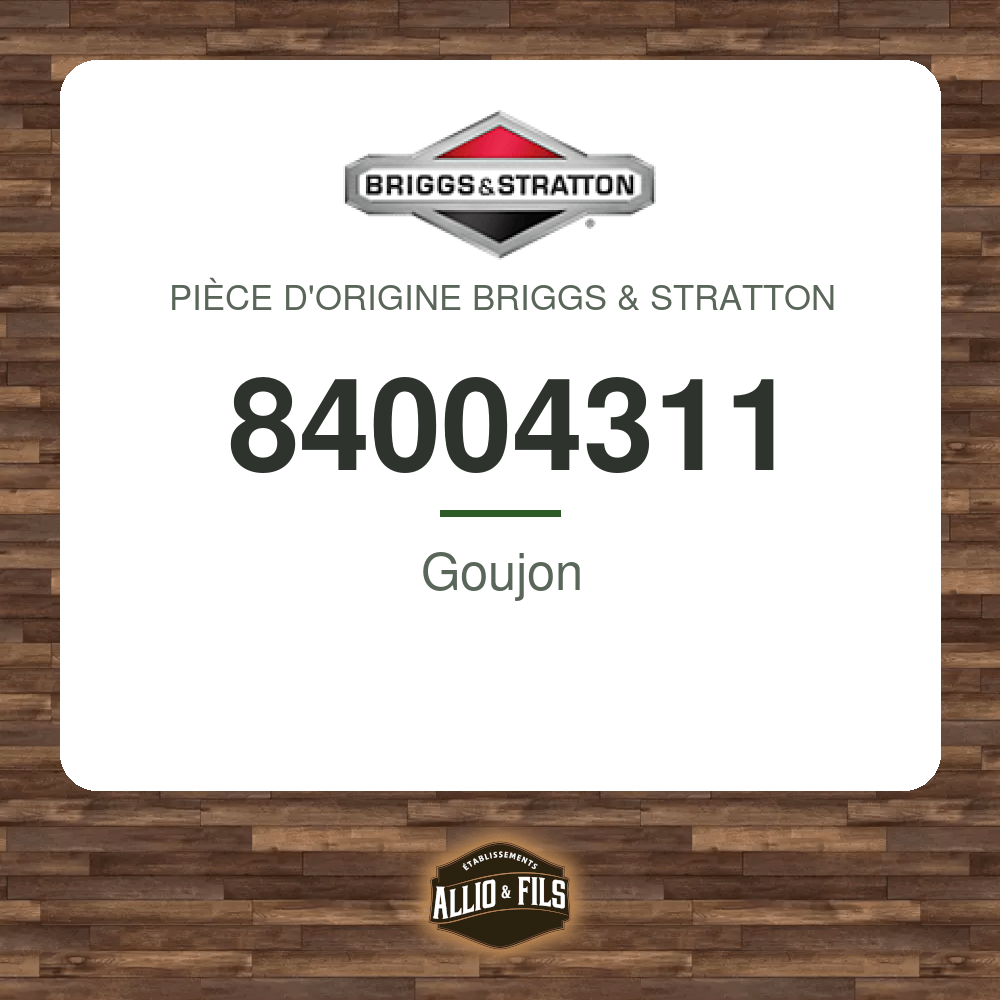 Goujon - Briggs & Stratton 84004311