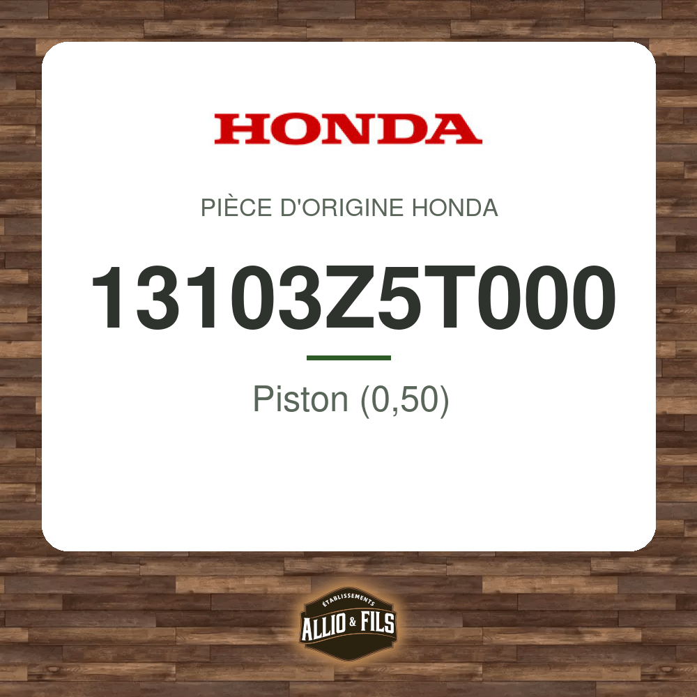 Piston (0,50) - Honda 13103Z5T000