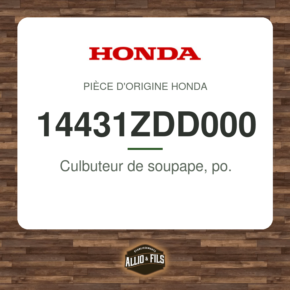 Culbuteur de soupape, po. - Honda 14431ZDD000