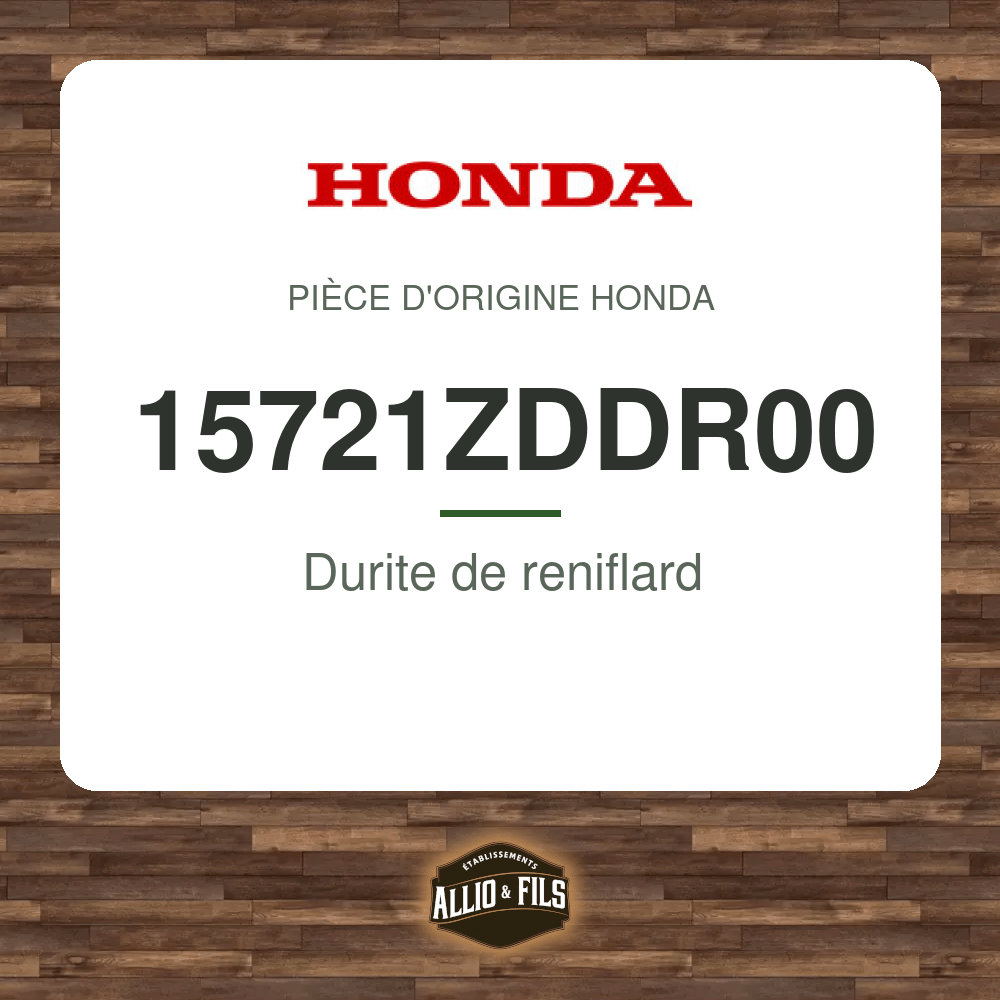Durite de reniflard - Honda 15721ZDDR00