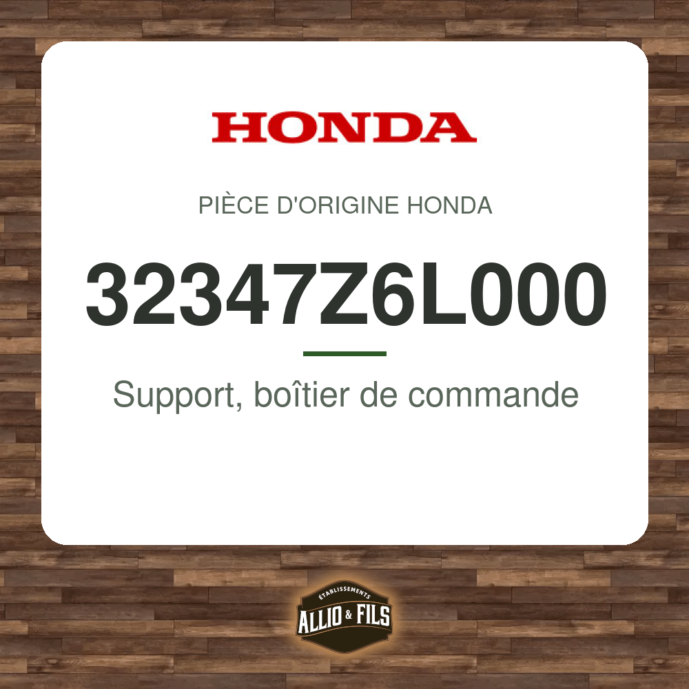 Support, boîtier de commande - Honda 32347Z6L000