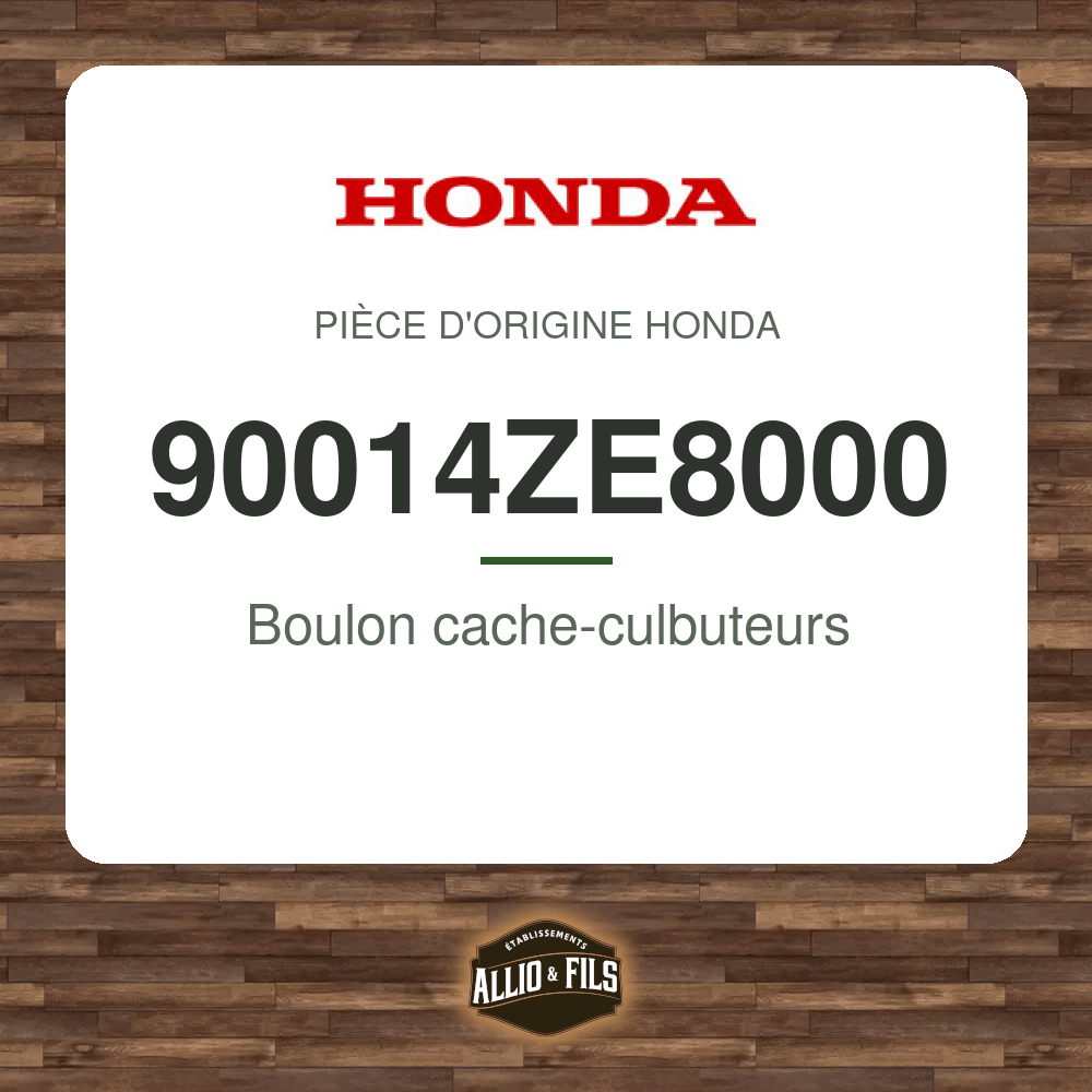 Boulon cache-culbuteurs - Honda 90014ZE8000