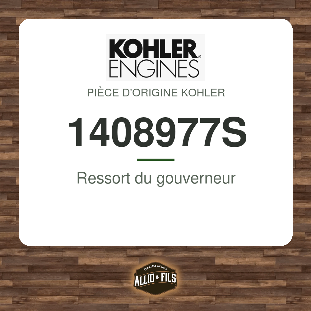 Ressort du gouverneur - Kohler 1408977S