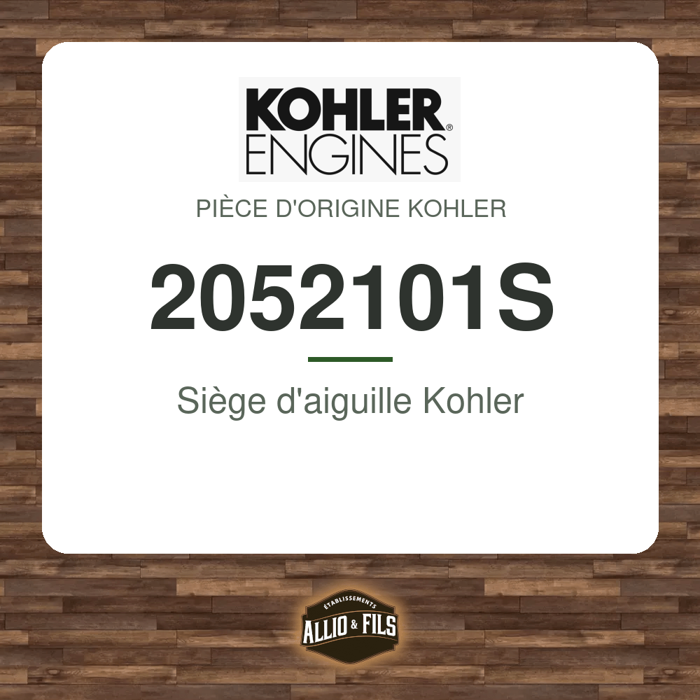 Siège d'aiguille Kohler - Kohler 2052101S