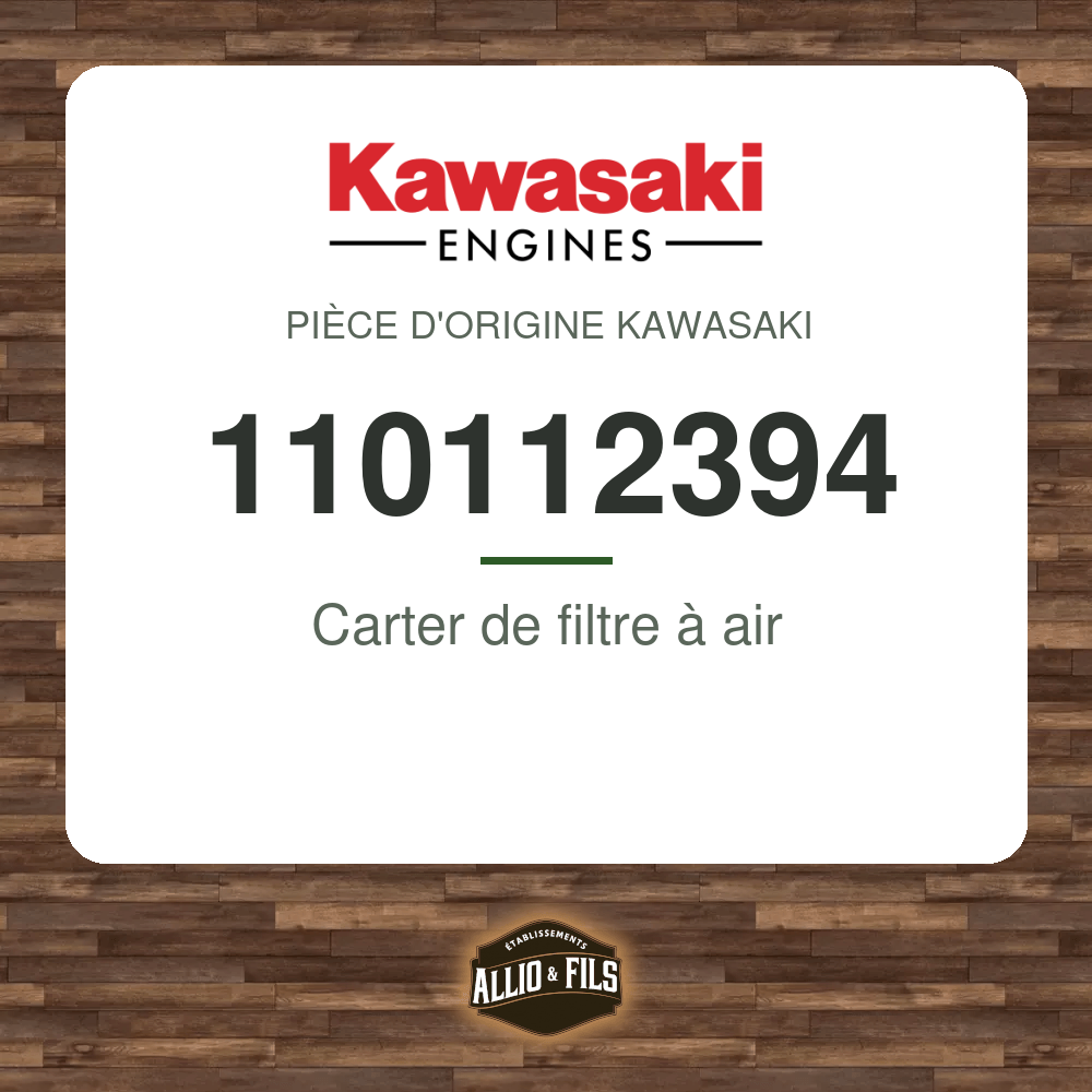 Carter de filtre à air - Kawasaki 110112394