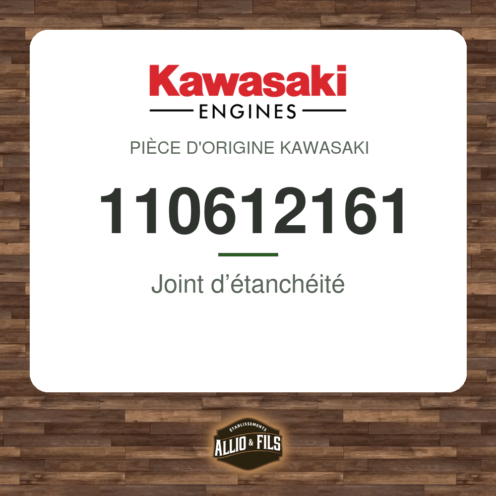 Joint d’étanchéité - Kawasaki 110612161