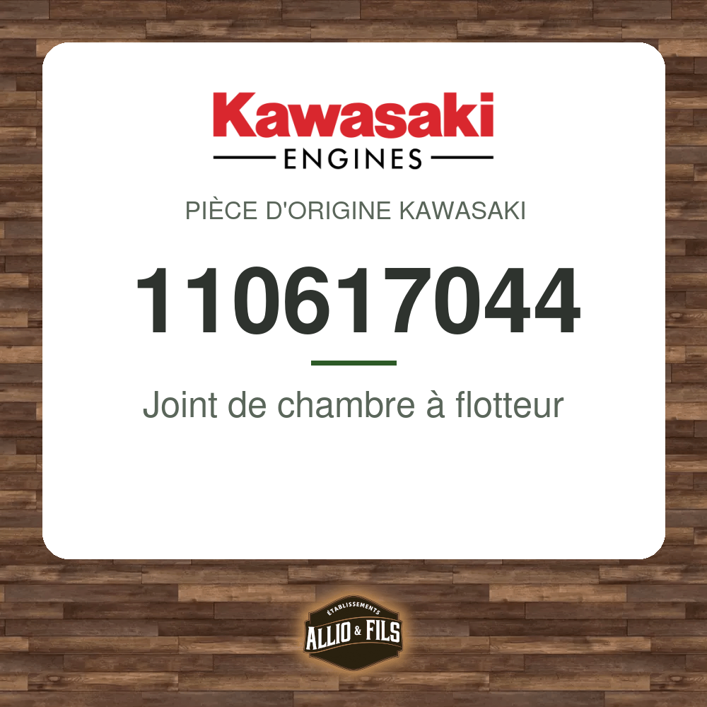 Joint de chambre à flotteur - Kawasaki 110617044