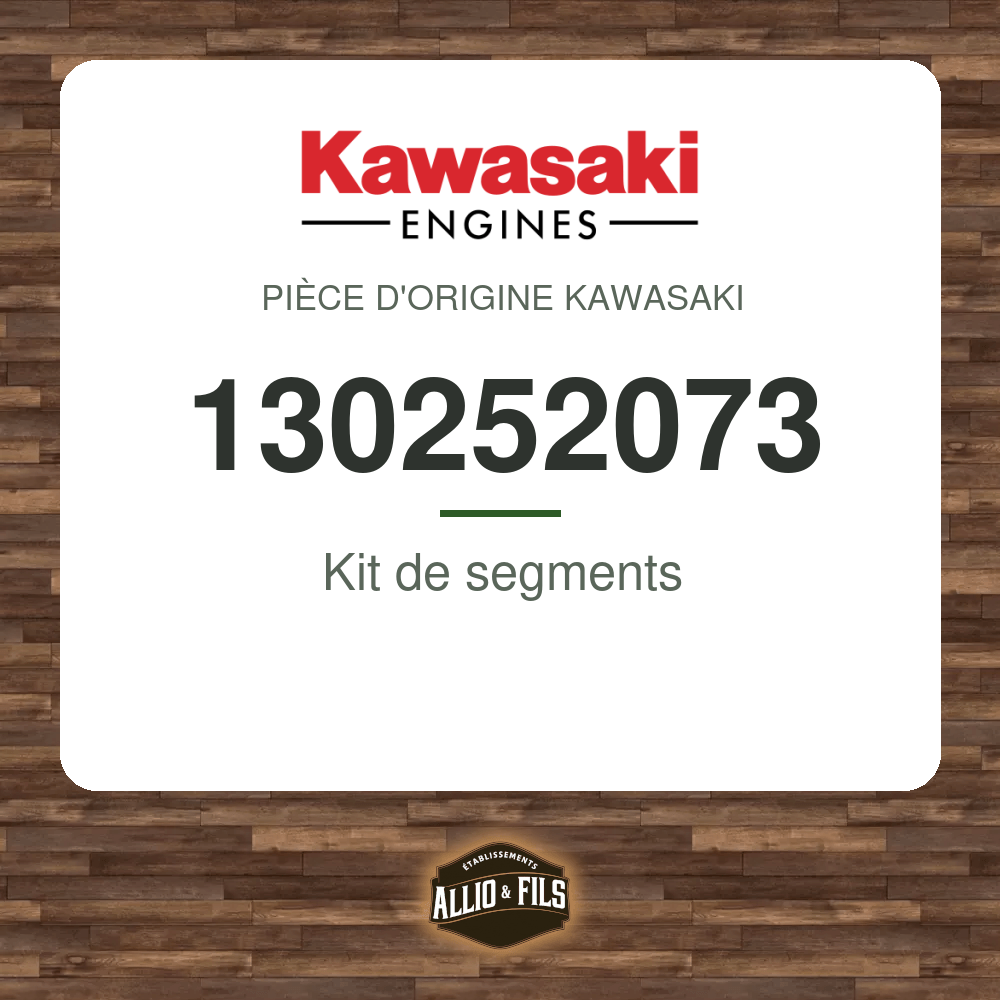 Kit de segments - Kawasaki 130252073