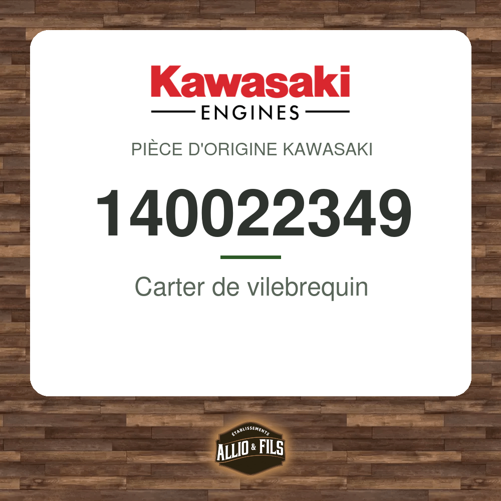 Carter de vilebrequin - Kawasaki 140022349