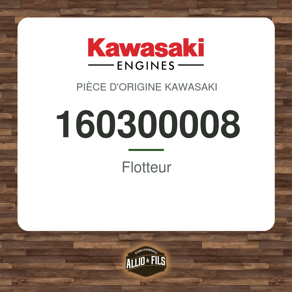 Flotteur - Kawasaki 160300008