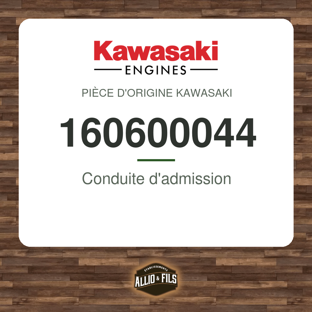 Conduite d'admission - Kawasaki 160600044
