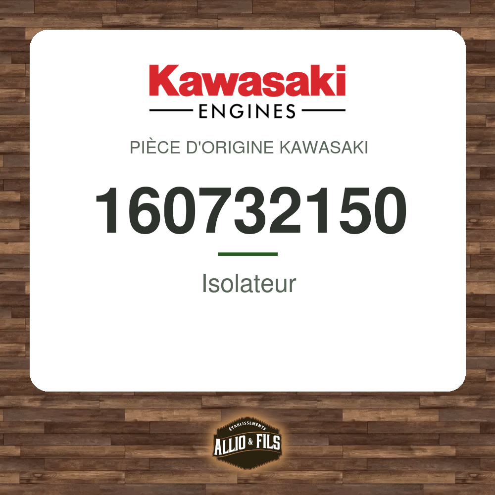 Isolateur - Kawasaki 160732150