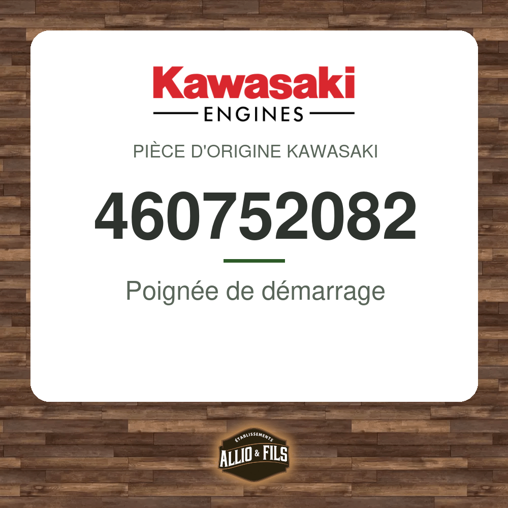 Poignée de démarrage - Kawasaki 460752082
