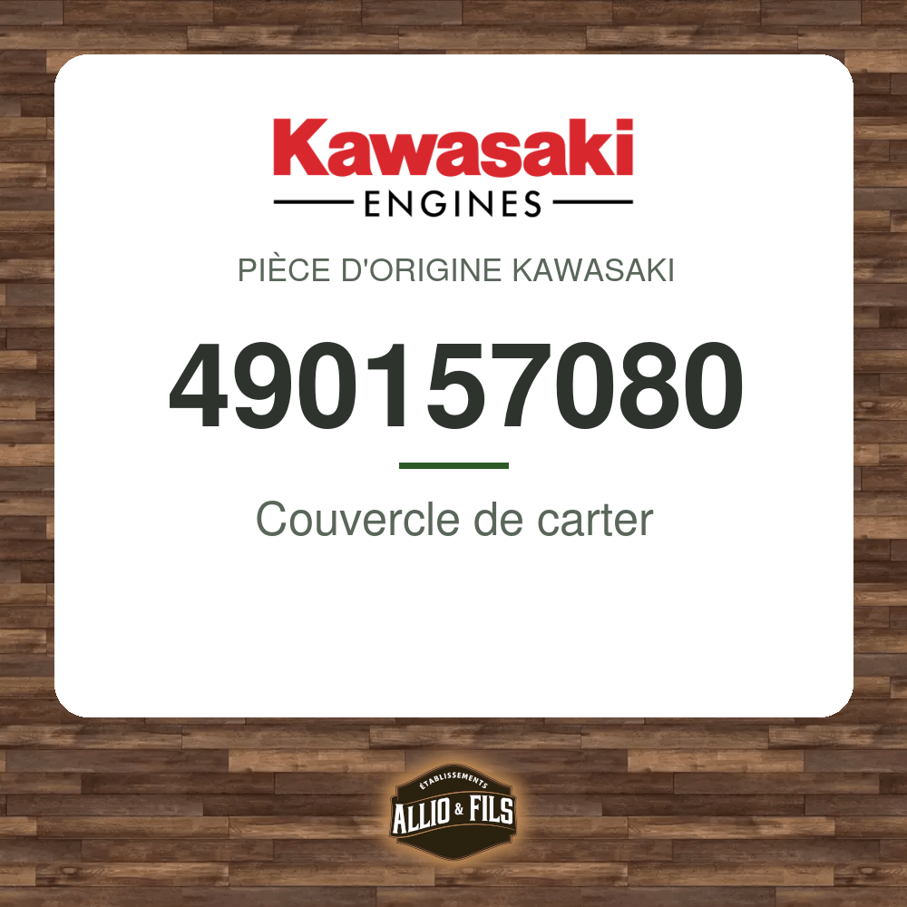 Couvercle de carter - Kawasaki 490157080