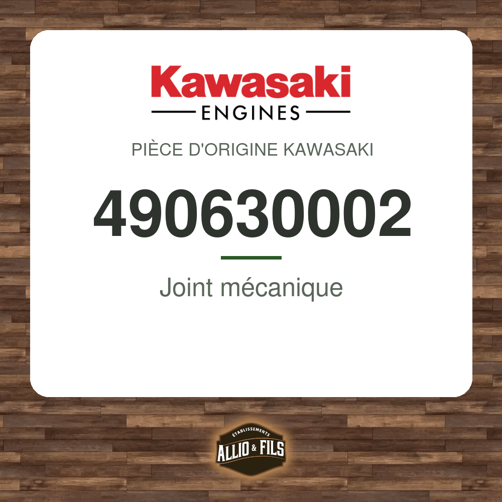 Joint mécanique - Kawasaki 490630002