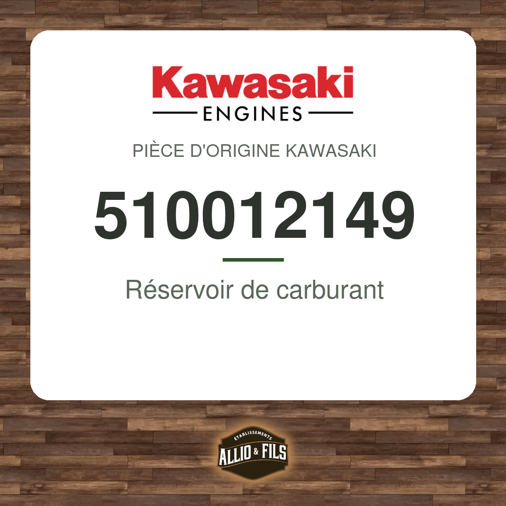 Réservoir de carburant - Kawasaki 510012149