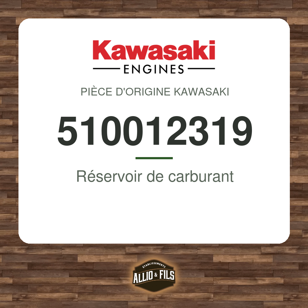 Réservoir de carburant - Kawasaki 510012319