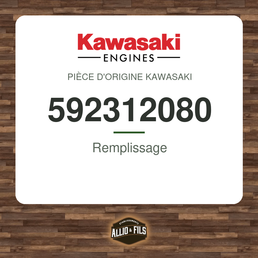 Remplissage - Kawasaki 592312080