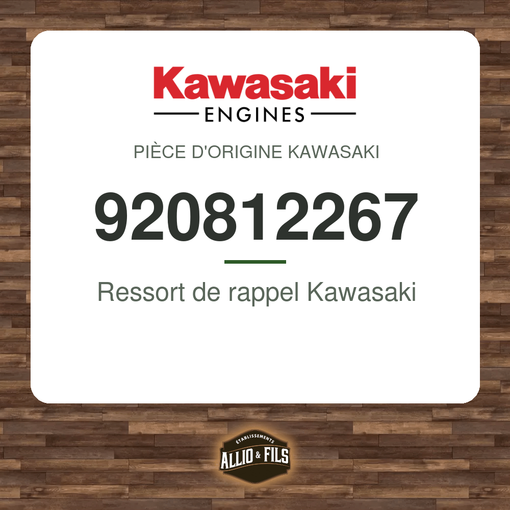Ressort de rappel Kawasaki - Kawasaki 920812267