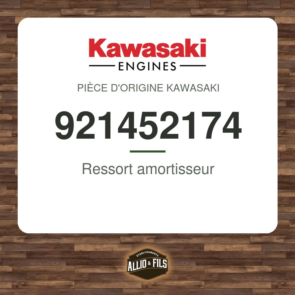 Ressort amortisseur - Kawasaki 921452174