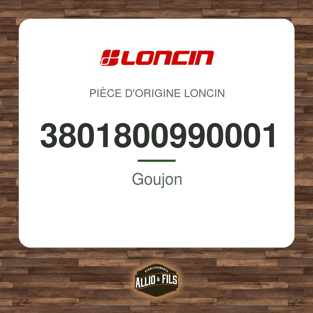 Goujon - Loncin 3801800990001