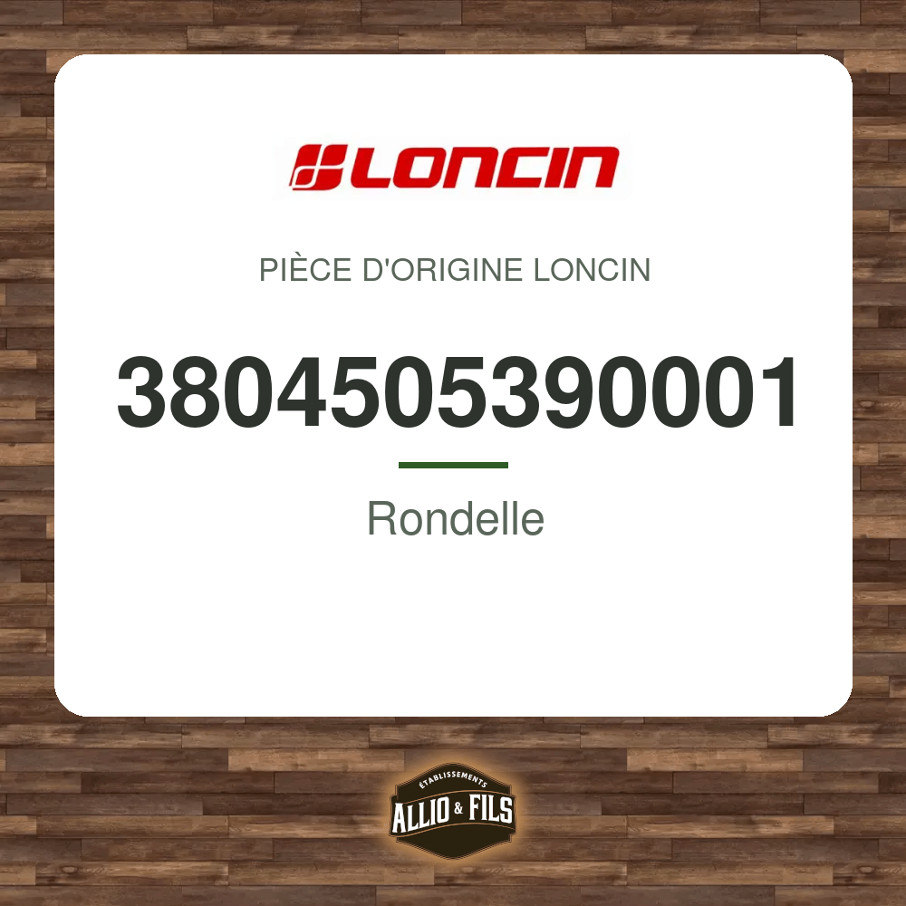 Rondelle - Loncin 3804505390001