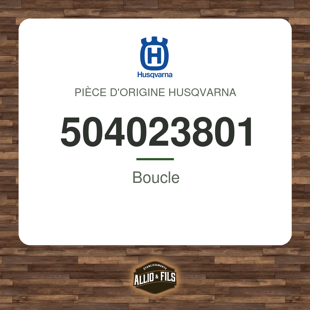 Boucle - Husqvarna 504023801