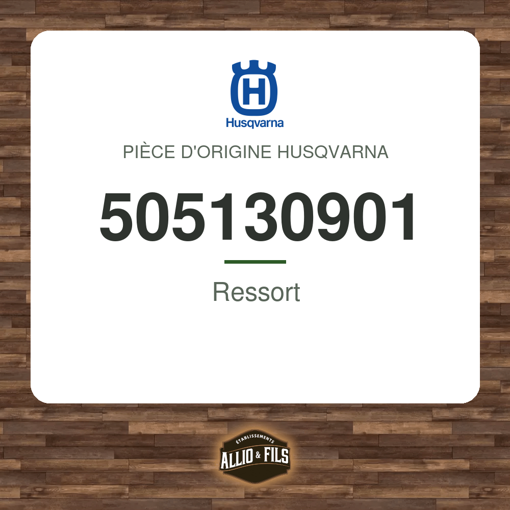 Ressort - Husqvarna 505130901