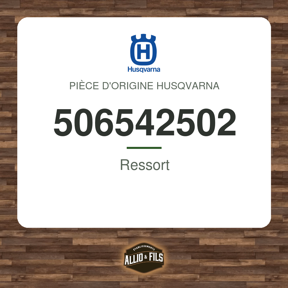 Ressort - Husqvarna 506542502
