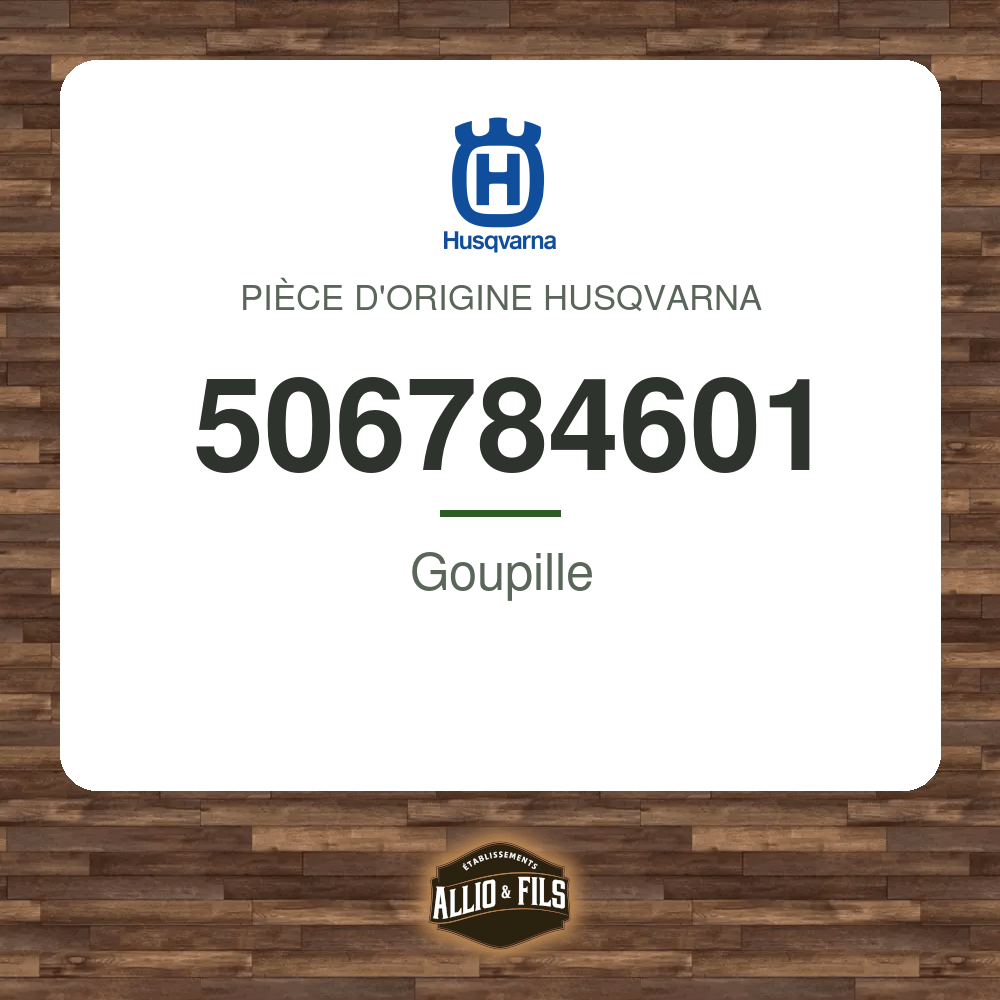 Goupille - Husqvarna 506784601