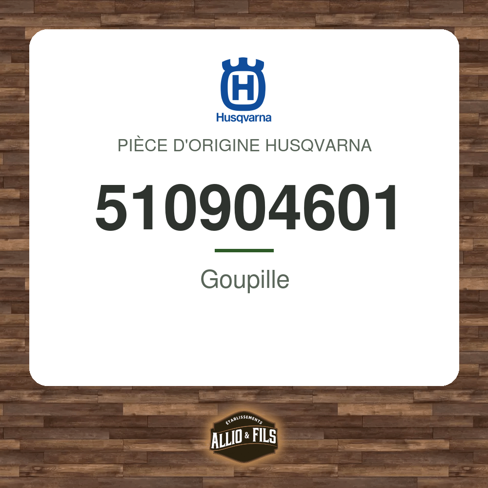 Goupille - Husqvarna 510904601