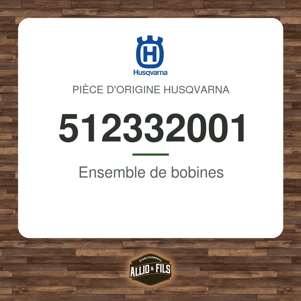 Ensemble de bobines - Husqvarna 512332001